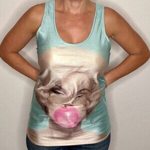 Marilyn Monroe Print Tank Top